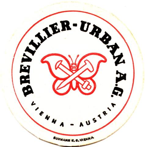 wien w-a brevillier 1ab (rund215-m schmetterling-schwarzrot) 